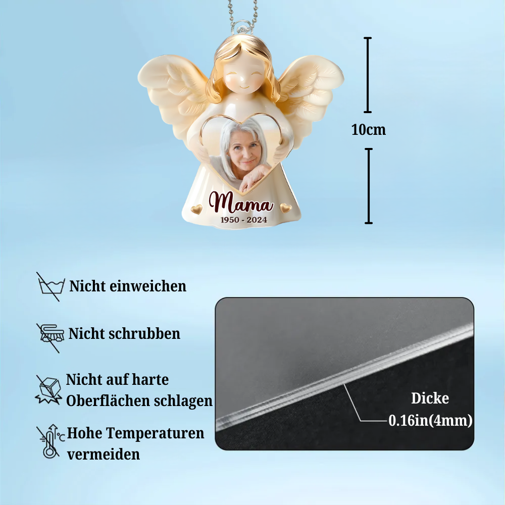 Engel-Personalisierter Anhänger mit Foto