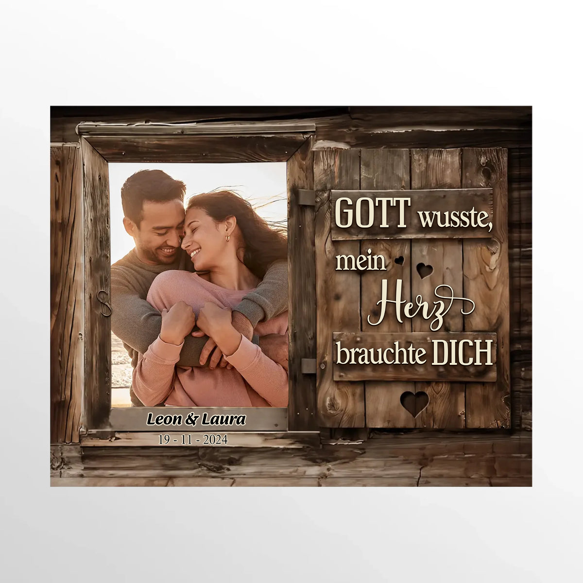 Bilderrahmen-Personalisiertes Sonnenblendenclip mit Foto Geschenk für Paare