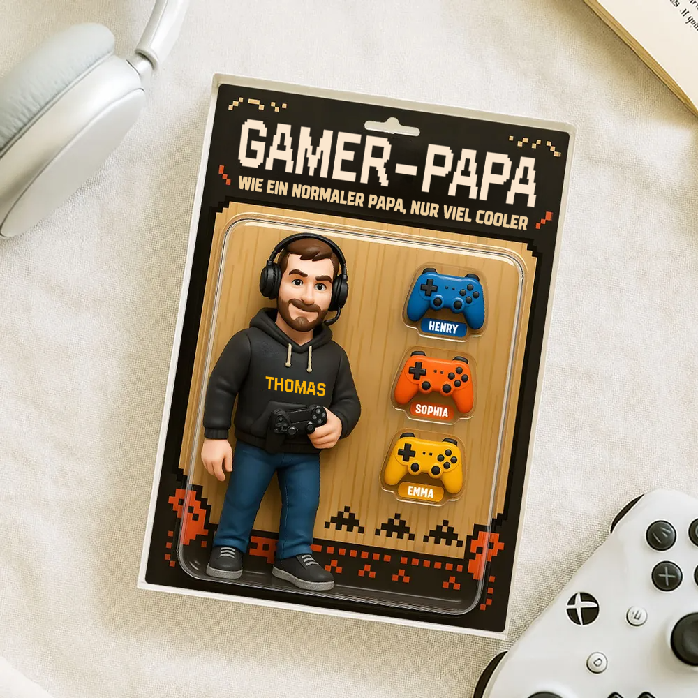 Gamer Papa-Personalisiertes Acrylblock