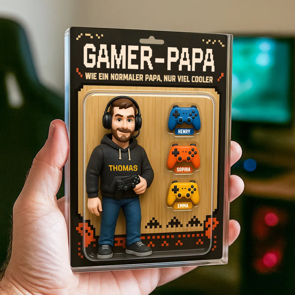 Gamer Papa-Personalisiertes Acrylblock