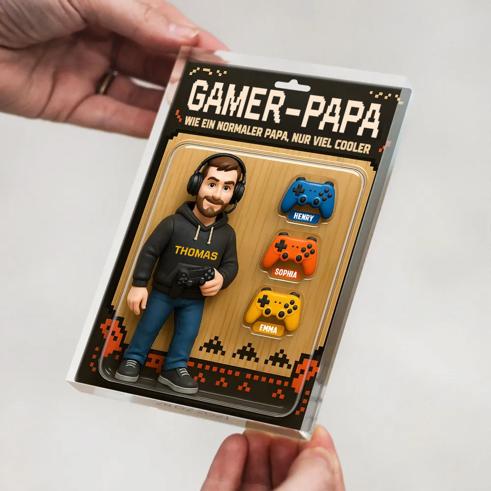 Gamer Papa-Personalisiertes Acrylblock