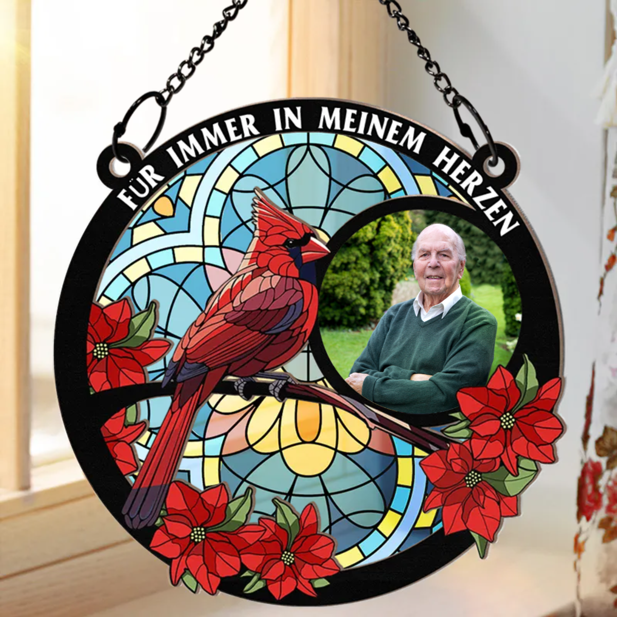 Benutzerdefinierte Foto Anhänger- personalisierte Fenster hängenden So – wasschenk