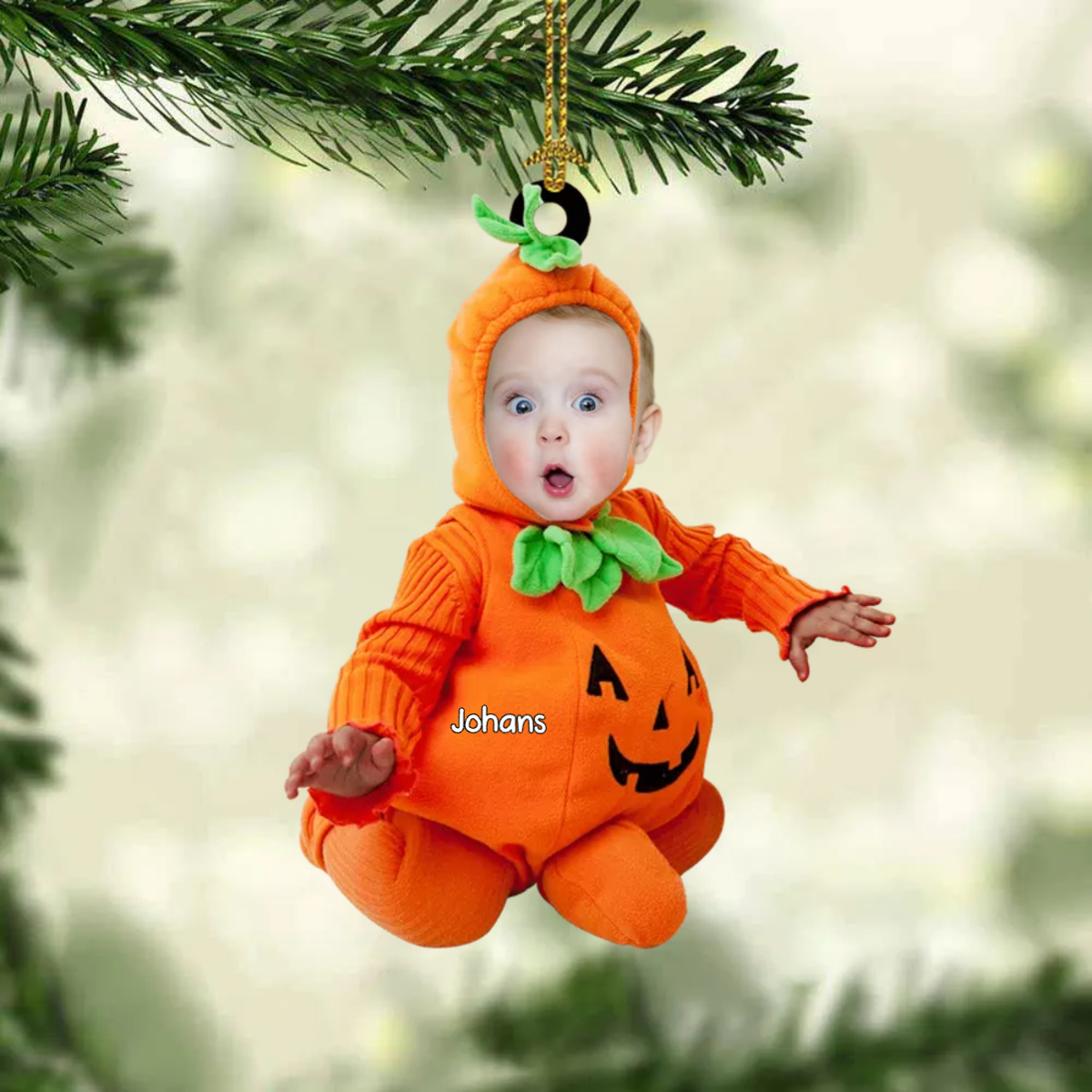 Baby Kostüme Foto Weihnachtsschmuck mit Name