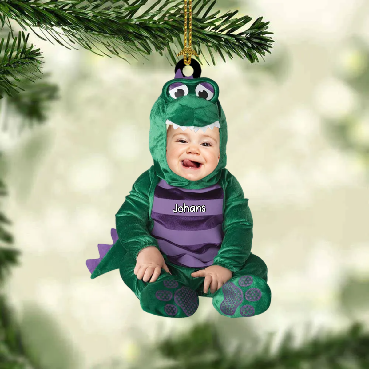 Baby Kostüme Foto Weihnachtsschmuck mit Name
