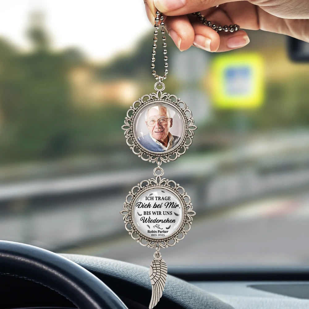 Ich trage dich...Personalisierter Anhänger Trauergeschenk