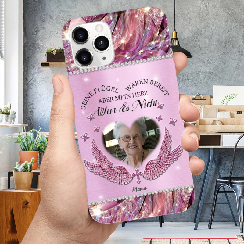 Engelsflügel-Personalisierte Handyhülle für iPhone und Samsung