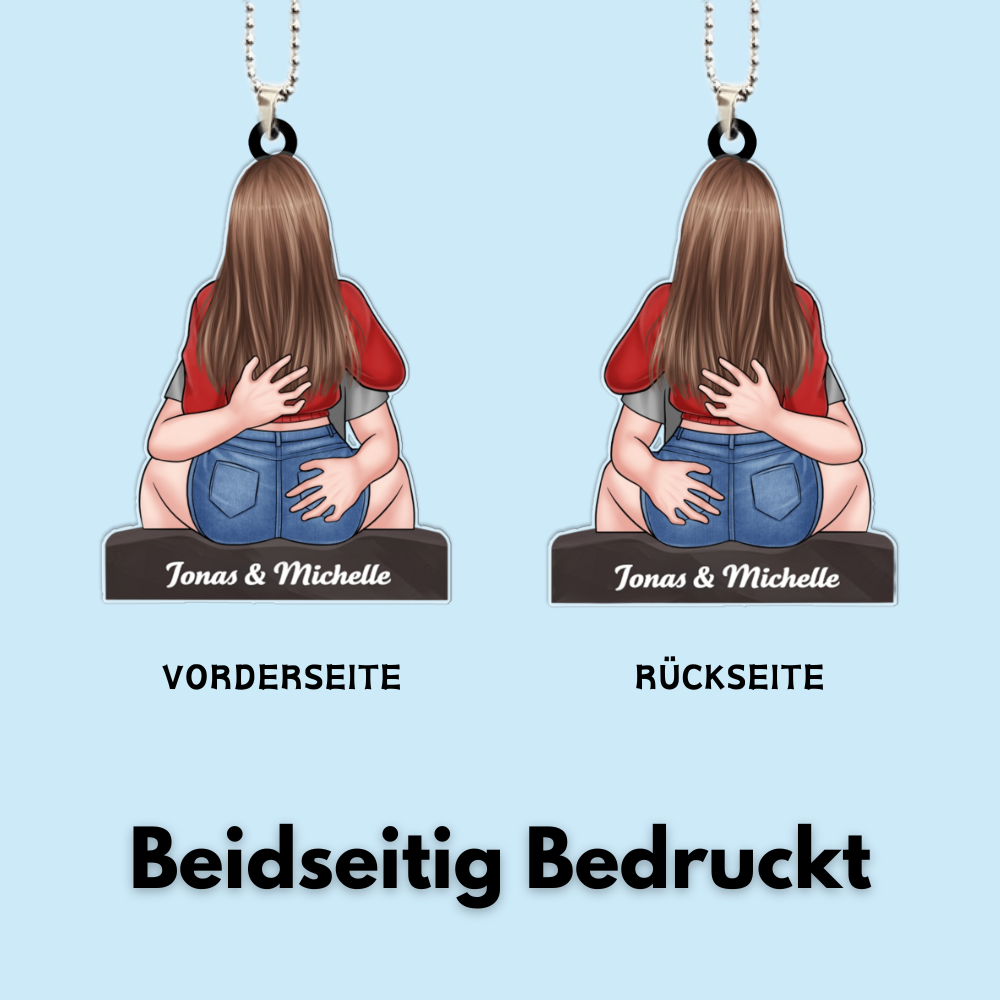 Personalisierter Acryl-Anhänger Geschenk für Paar