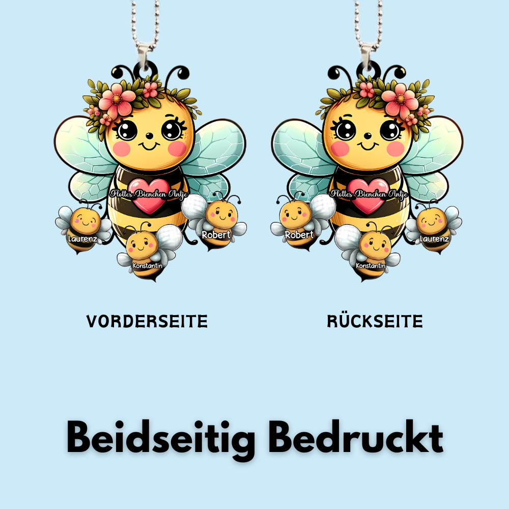 Bienen-Personalisierter Anhänger mit Namen