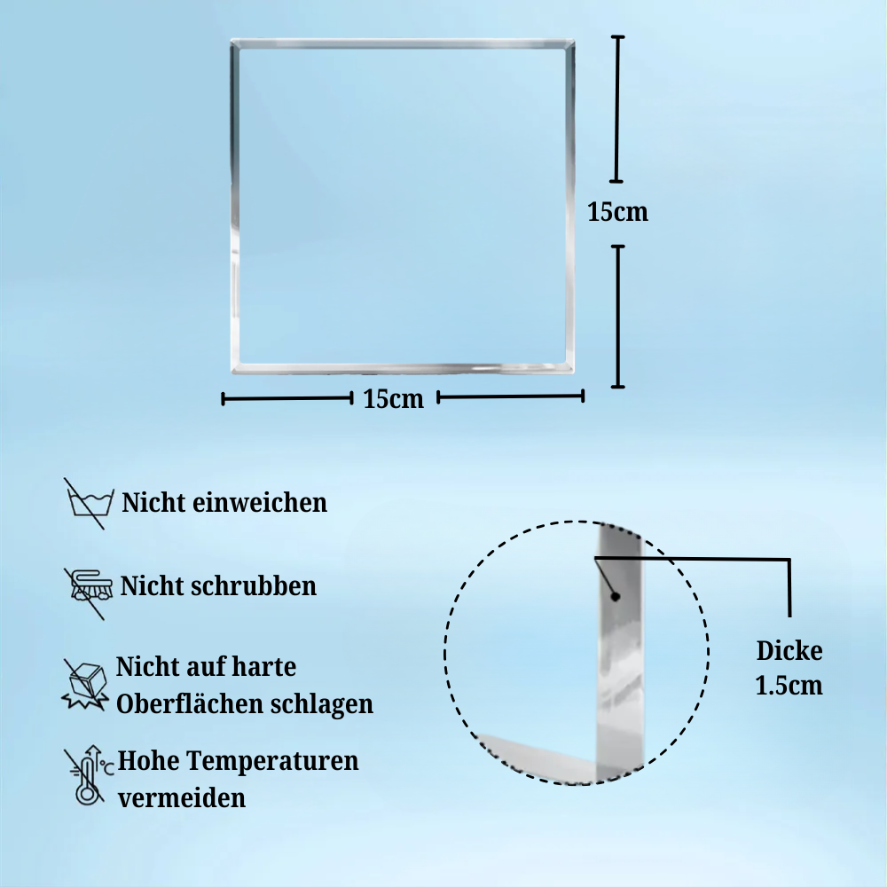 Acryltafel mit Schmetterlingen Geschenke für Oma und Mama