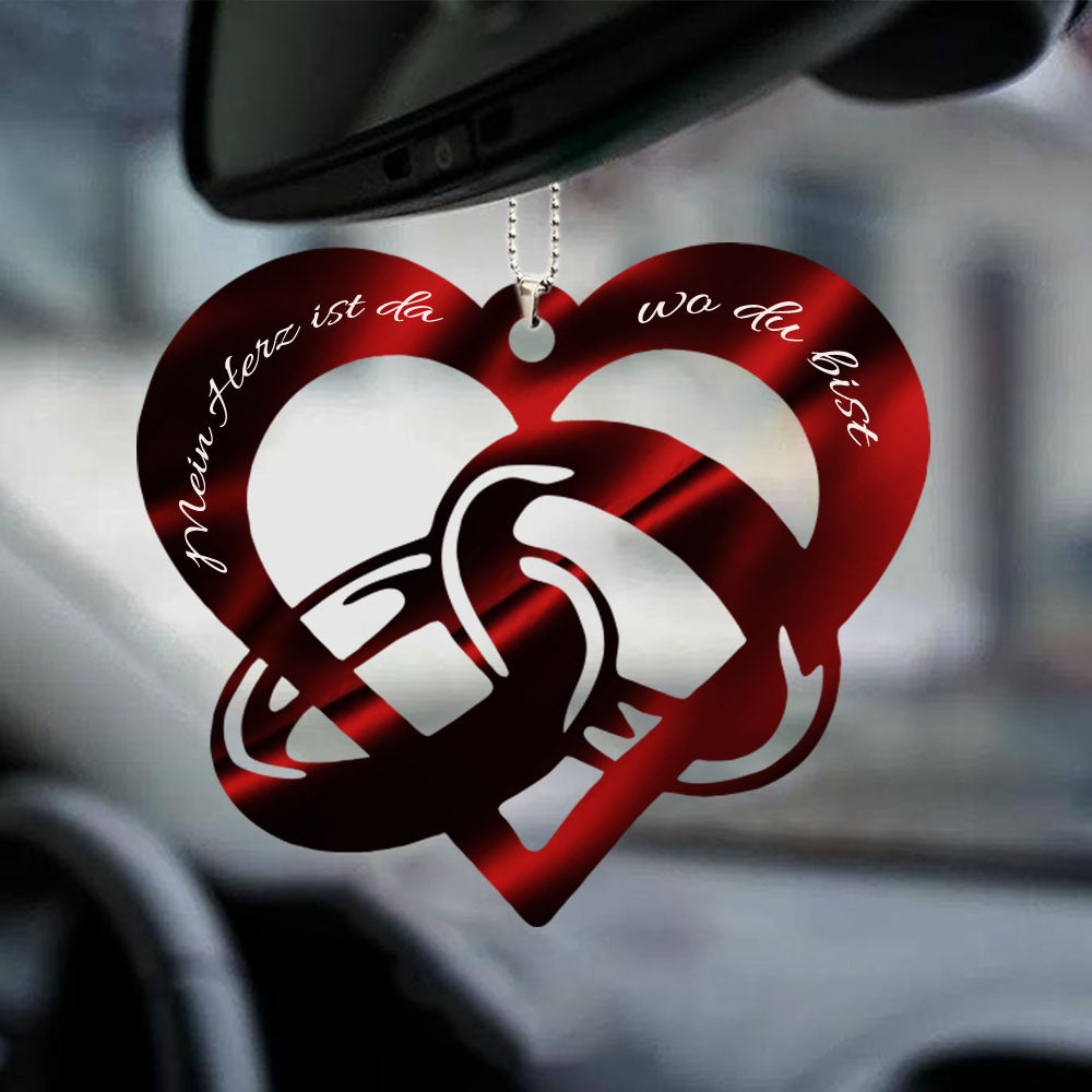 Anhänger Unendliche Liebe mit 2 Namen & Datum