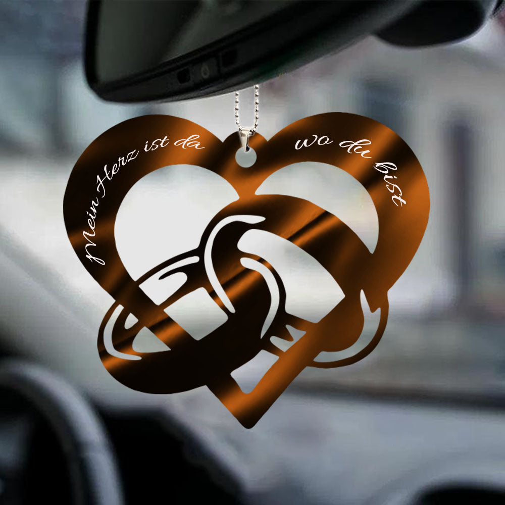 Anhänger Unendliche Liebe mit 2 Namen & Datum