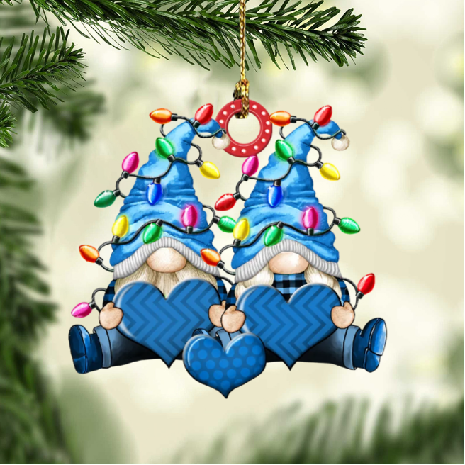 Christbaumschmuck Familie Zwerge Weihnachtslicht 3-8 Namen