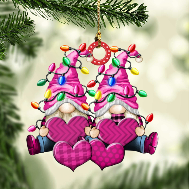 Christbaumschmuck Familie Zwerge Weihnachtslicht 3-8 Namen