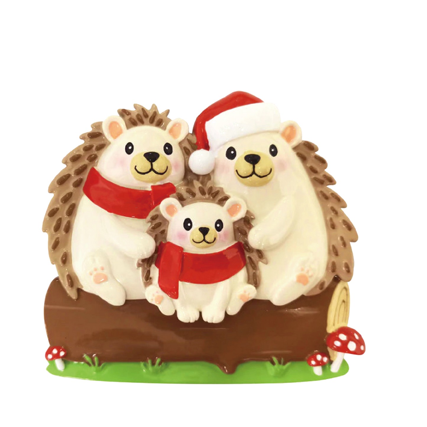 Igel Familie-Weihnachtsschmuck