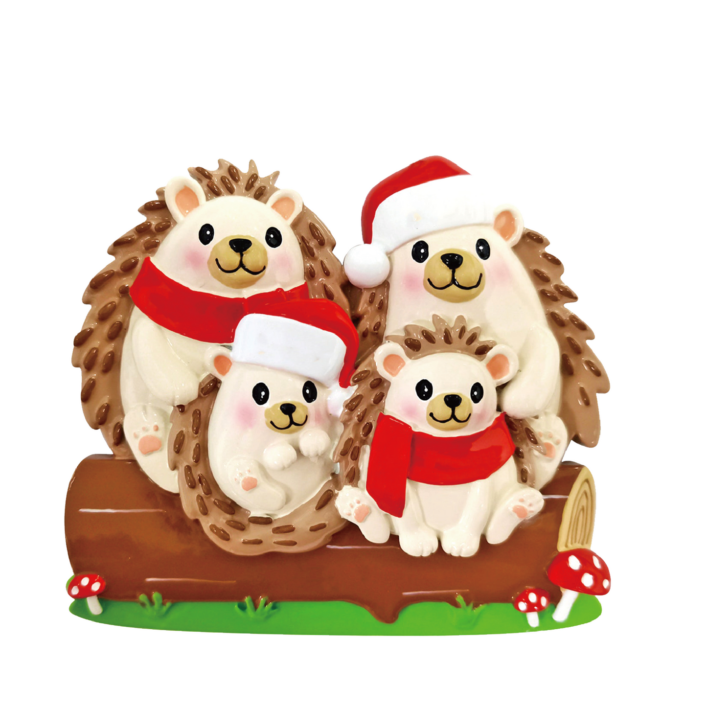 Igel Familie-Weihnachtsschmuck
