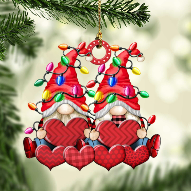 Christbaumschmuck Familie Zwerge Weihnachtslicht 3-8 Namen