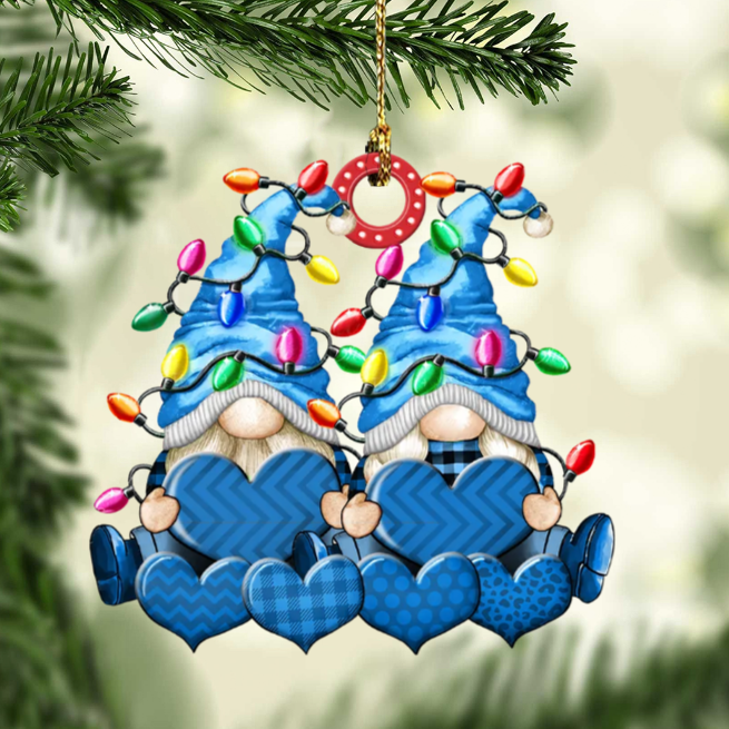 Christbaumschmuck Familie Zwerge Weihnachtslicht 3-8 Namen
