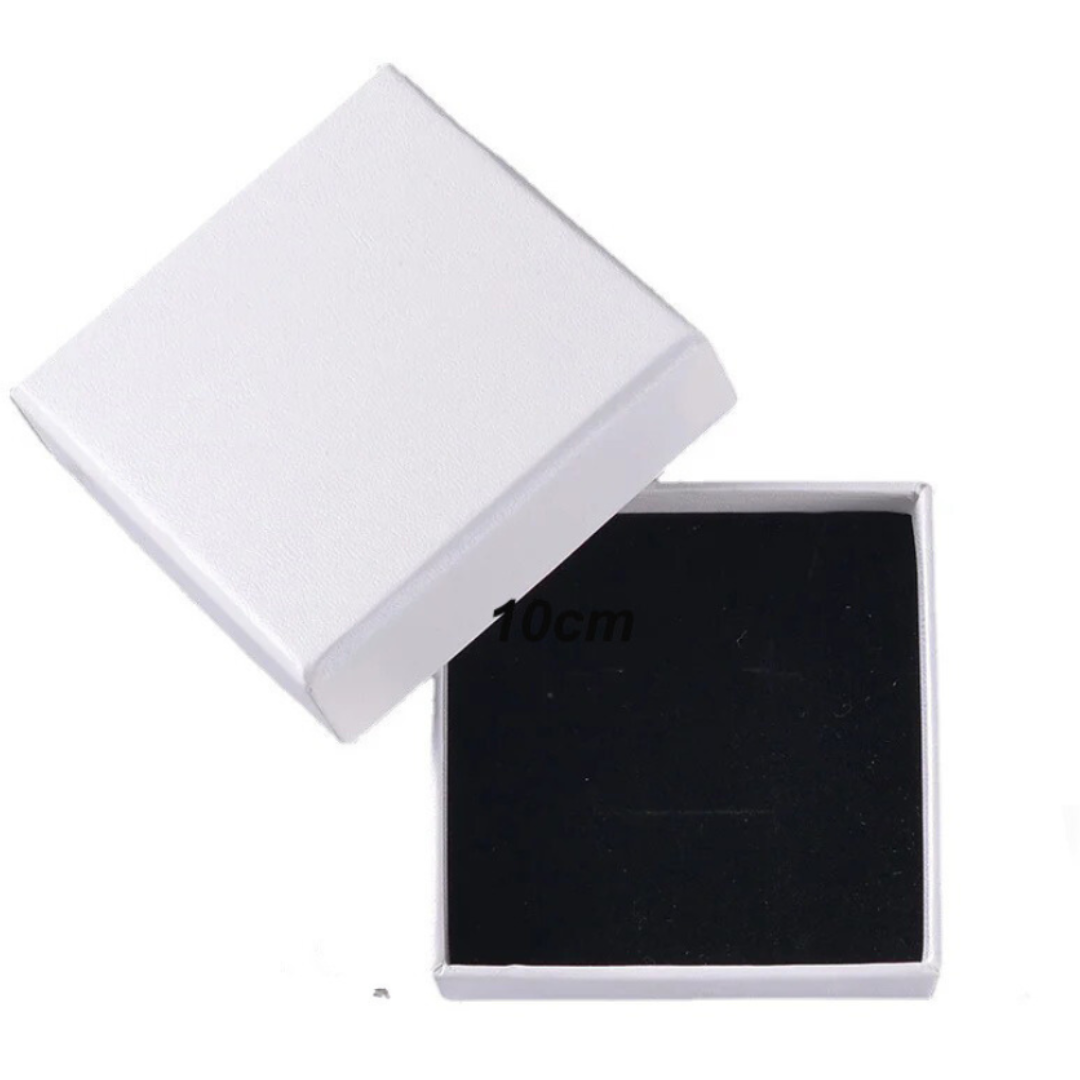 Geschenkbox für Schmuck und Schlüsselanhänger-Weiß