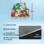 2025 Personalisierter Christbaumanhänger mit Familie Acrylornament