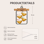 Personalisierter Acryl-Weihnachtsanhänger für die Familie – Lebkuchen-Motiv