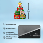 Acrylornament mit Geschenken Personalisierter Christbaumchmuck mit Namen