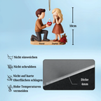 Heiratsantrag für Paare – Personalisierte Acryl-Ornament mit Namen und Datum