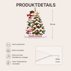 Personalisierter Acryl-Weihnachtsanhänger – Schneemann-Motiv