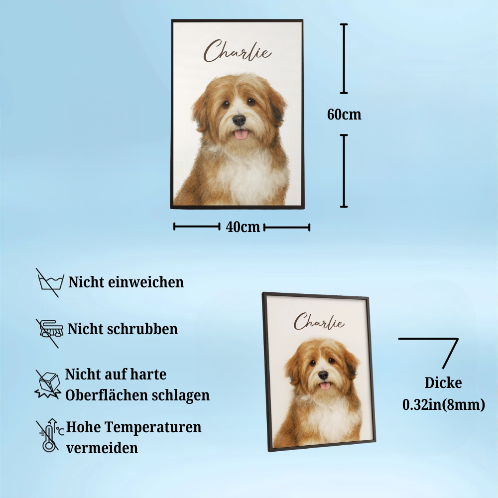 Foto Rahmen mit Name Wohnungsdekoration