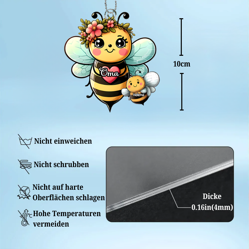 Bienen-Personalisierter Anhänger mit Namen
