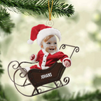 Baby Santa Weihnachtsanhänger Christbaumschmuck Acrylschmuck
