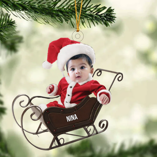 Baby Santa Weihnachtsanhänger Christbaumschmuck Acrylschmuck