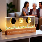 Mondphasen-Personalisierte LED Nachtlicht für Mama und Oma