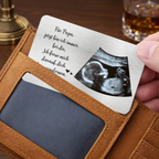 Foto Geldbörsen-Karte Geschenk für den frischgebackenen Vater