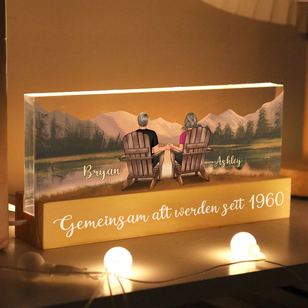 LED-Nachtlicht mit Pärchen Geschenk für LGBT-Paar