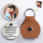 Taschenumarmung mit Foto Abschlussgeschenk