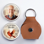 Ich bin immer bei dir- Pocket Hug mit Foto Taschenumarmung zur Trauer Münze mit Foto