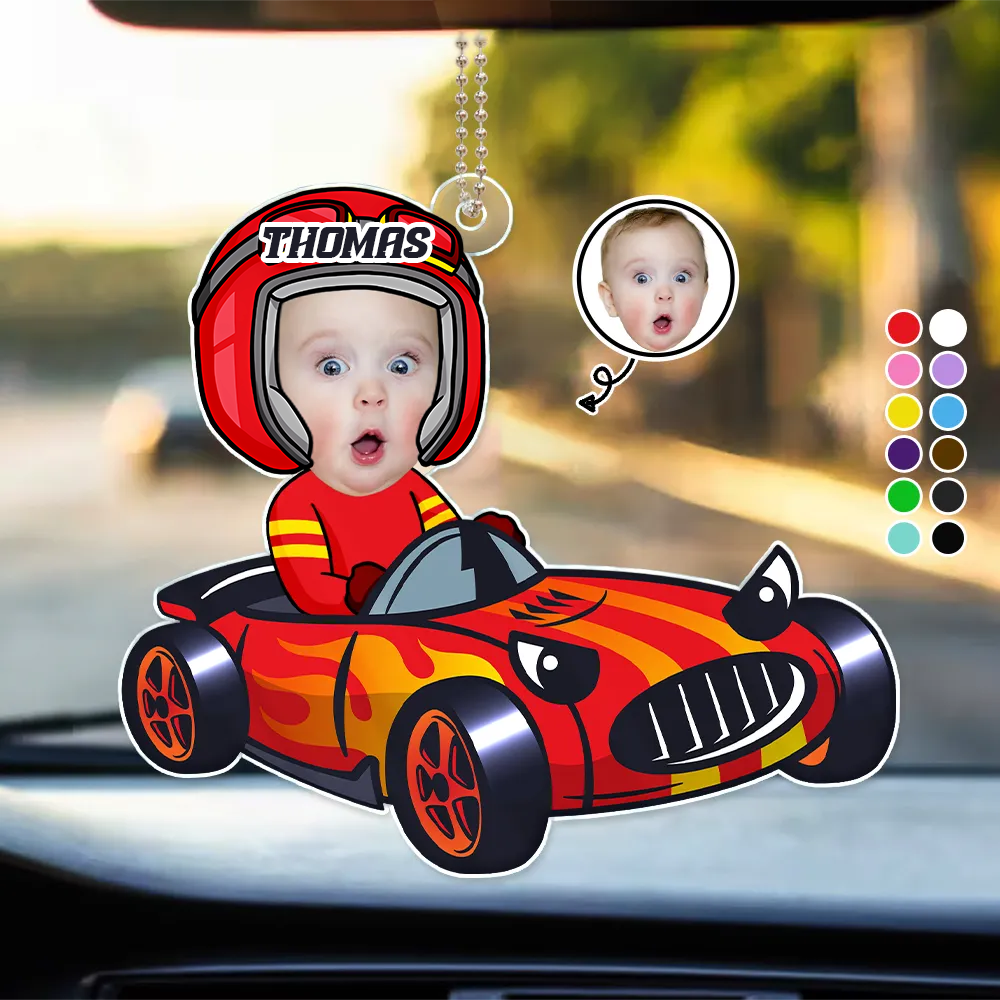 Baby-Rennfahrer Acryl-Foto-Ornament