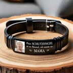 Schutzengel-Personalisiertes Silikon-Armband Trauergeschenk