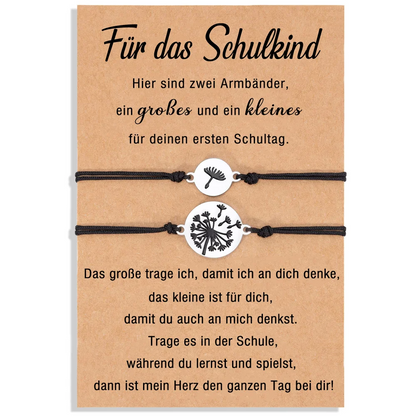 Löwenzahn Armbänder Set-Für das Schulkind-Geschenke zum Schulanfang