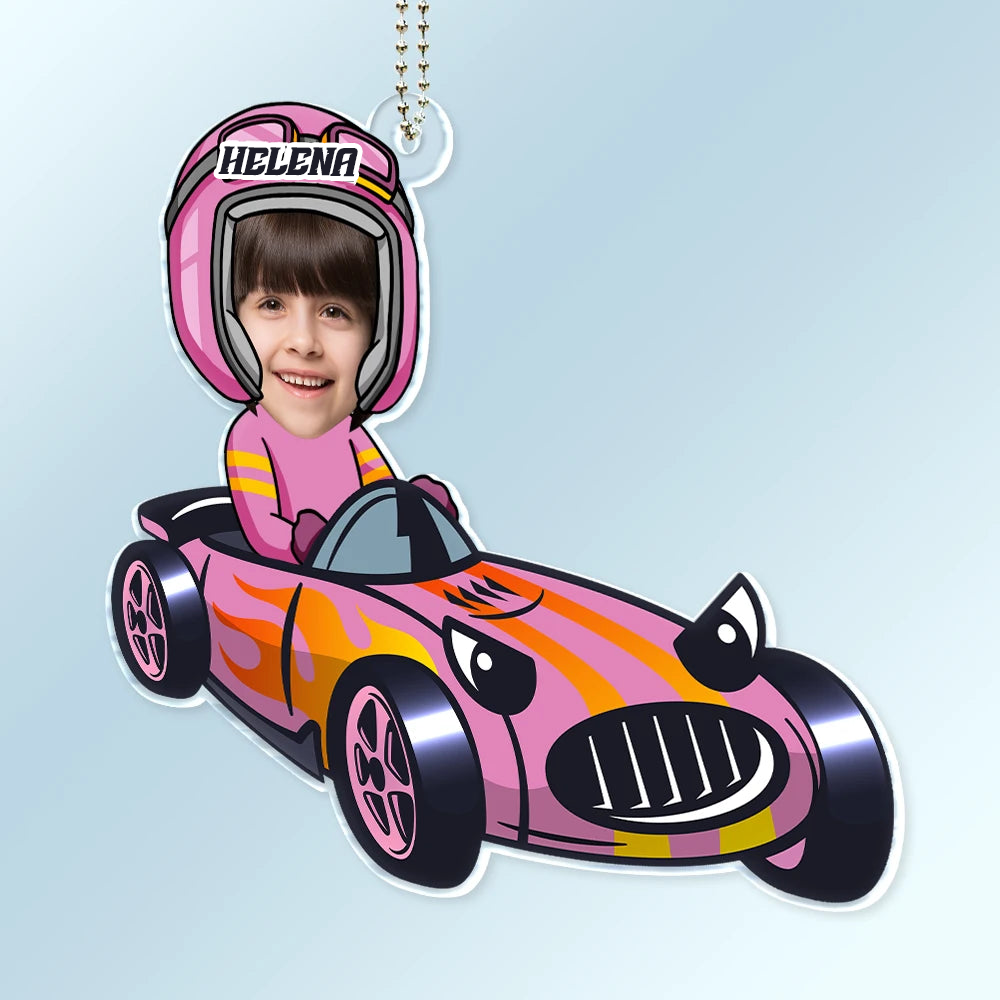 Baby-Rennfahrer Acryl-Foto-Ornament