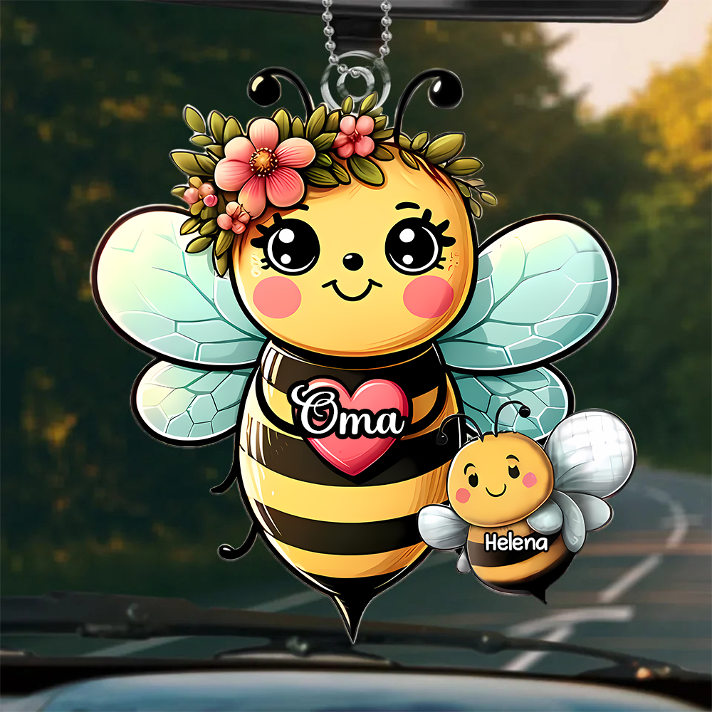Bienen-Personalisierter Anhänger mit Namen