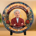 Personalisierte Schieferplatte mit Foto und Name Trauergeschenk Erinnerungsgeschenk