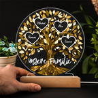Familienbaum-Personalisiertes LED Nachtlicht