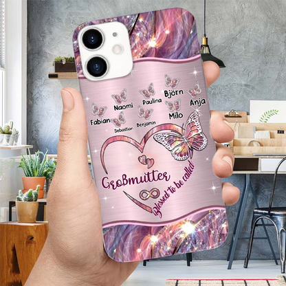 Schmetterling-Personalisierte Handyhülle für iPhone und Samsung