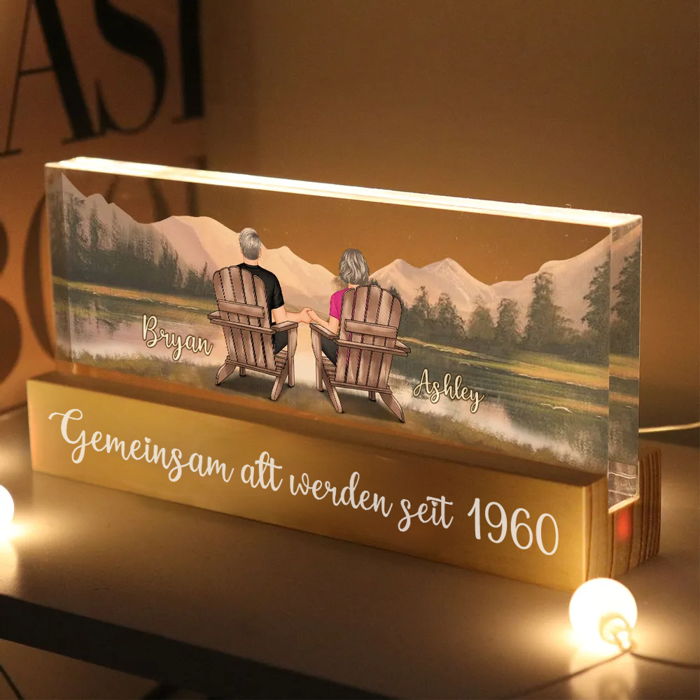 LED-Nachtlicht mit Pärchen Geschenk für LGBT-Paar