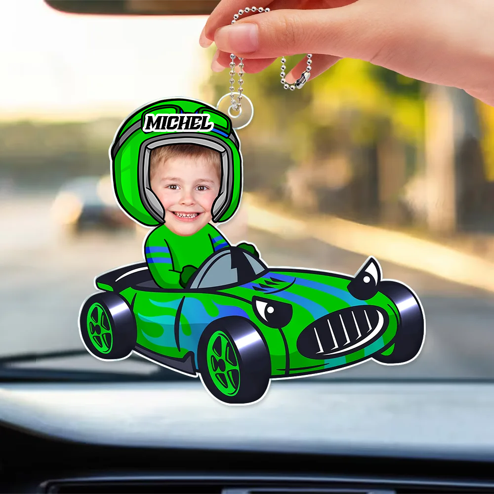 Baby-Rennfahrer Acryl-Foto-Ornament