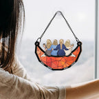 Personalisierter Sonnenfänger mit 2-6 Personen Geschenk für Familie und Freunde