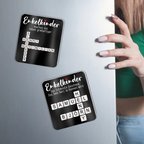 Acryl-Kühlschrankmagnet mit Kreuzwörter Geschenk für Oma
