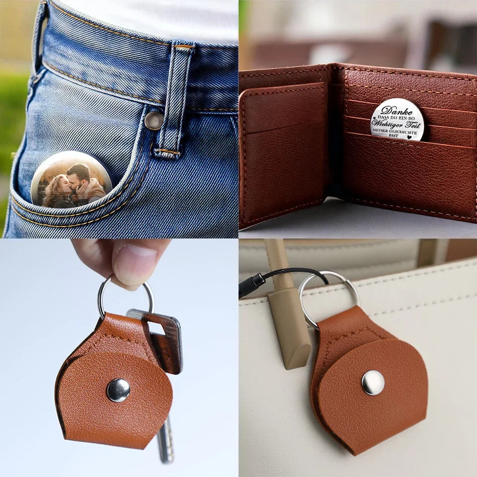 Taschenumarmung mit Foto Geschenke für Liebespaar