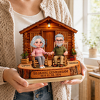 Personalisierter Holzaufsteller – Paar-Motiv & Jahr personalisierbar